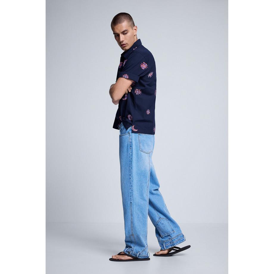 Desigual Weit geschnittene Jeans  