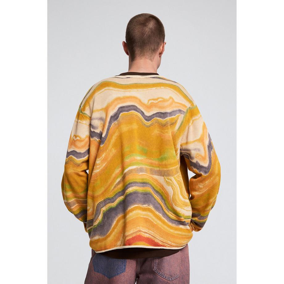 Desigual Gemusterter Langarm Pullover  