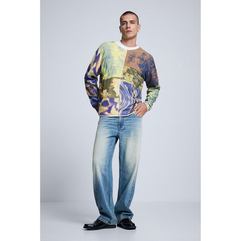 Desigual Pullover à Imprimé Graphique  