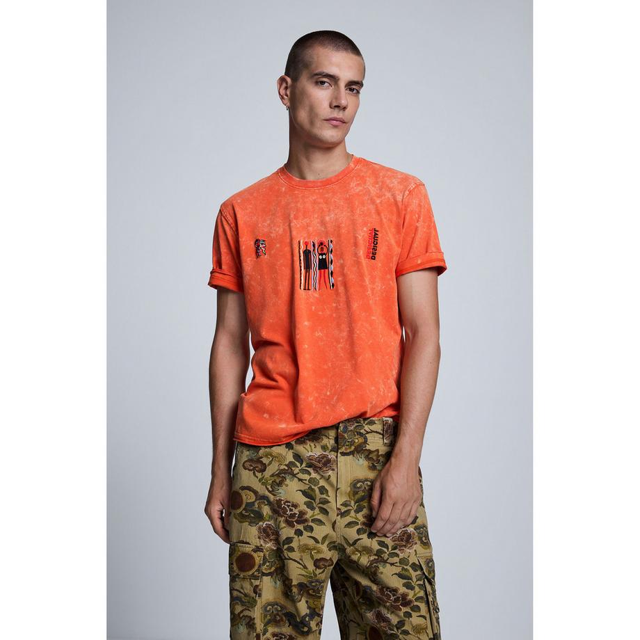 Desigual Pantalon Cargo à Imprimé Floral  
