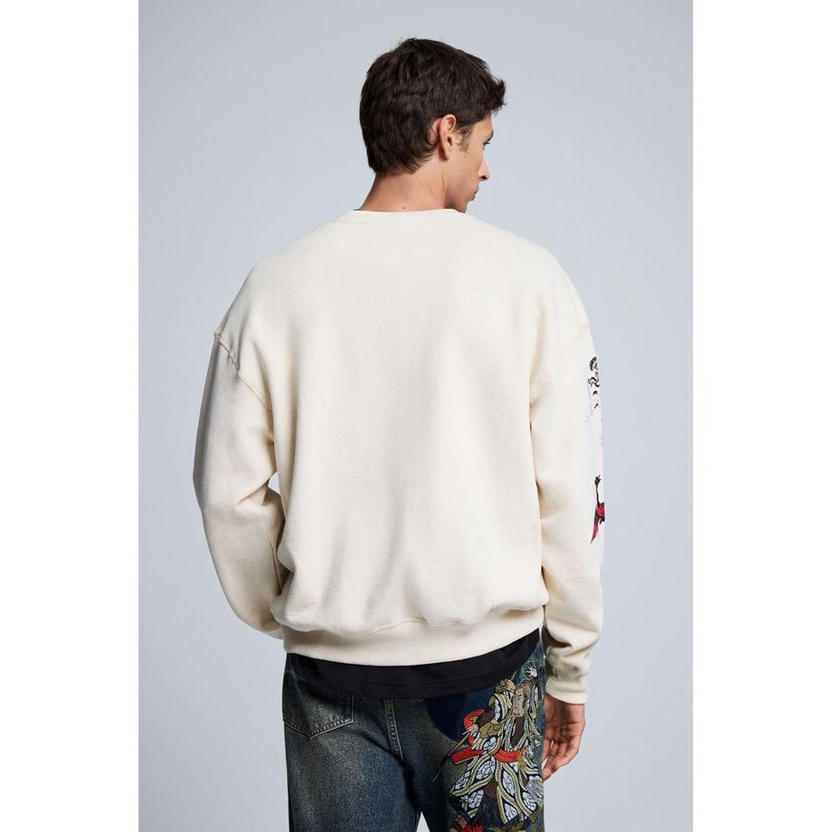 Desigual Felpa con stampa grafica  