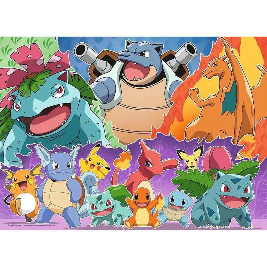 Ravensburger  Puzzle Les copains Pokémon 4 x 100 pièces 