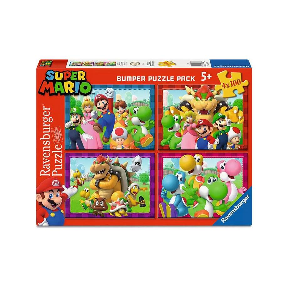 Super Mario Puzzle, 4 x 100 Teile