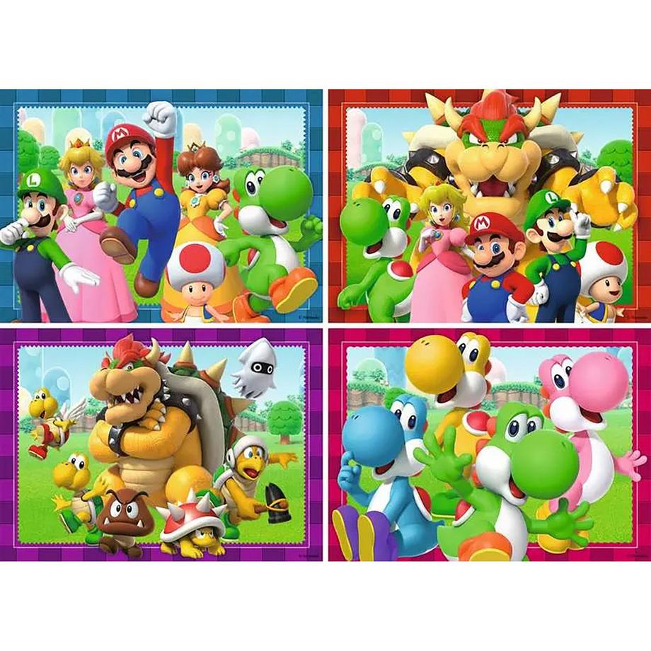 Ravensburger  Super Mario Puzzle, 4 x 100 Teile 