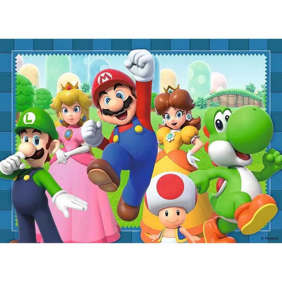 Ravensburger  Super Mario Puzzle, 4 x 100 Teile 