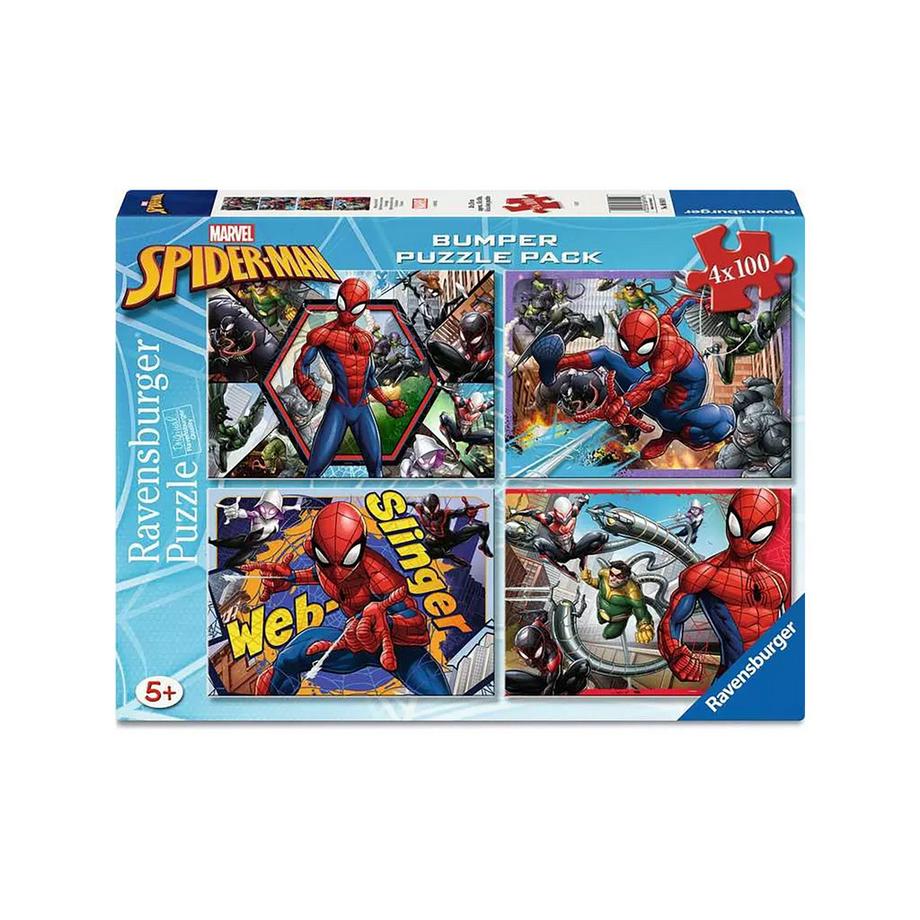 Puzzle di Spider-Man, 4x100 pezzi