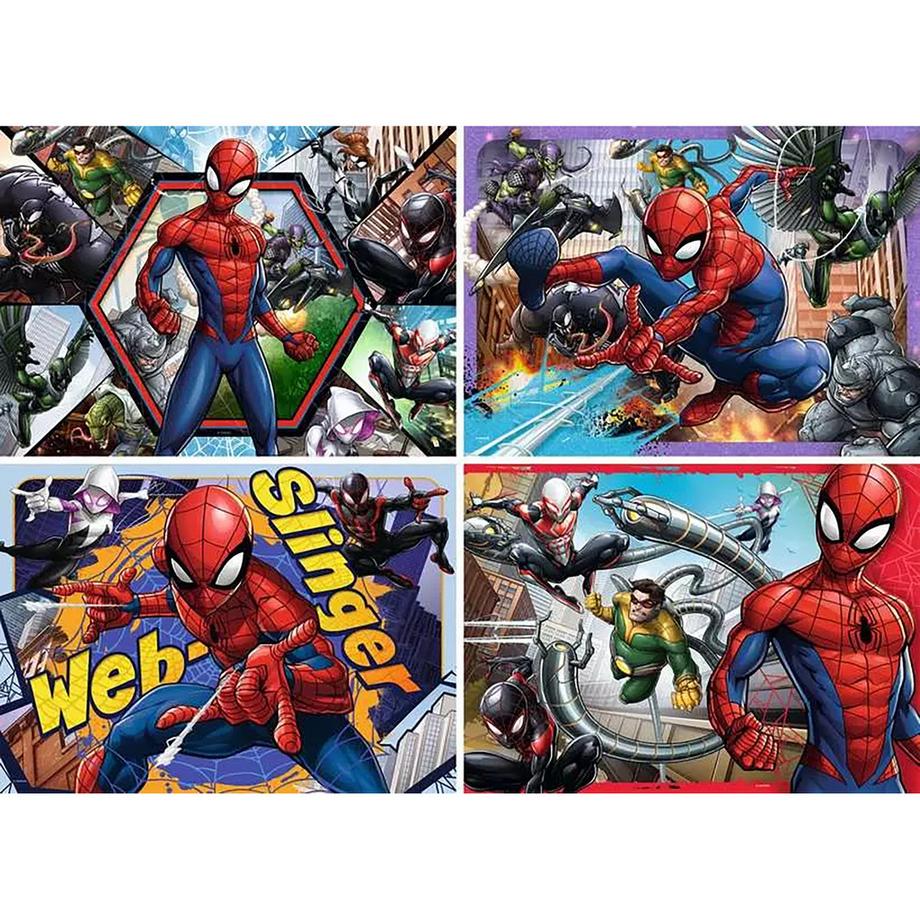 Ravensburger  Puzzle Spider-Man, 4 x 100 pièces 