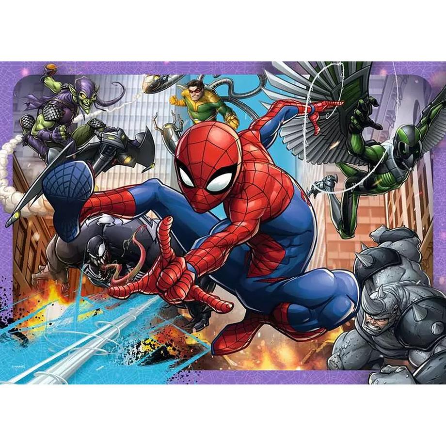 Ravensburger  Puzzle Spider-Man, 4 x 100 pièces 