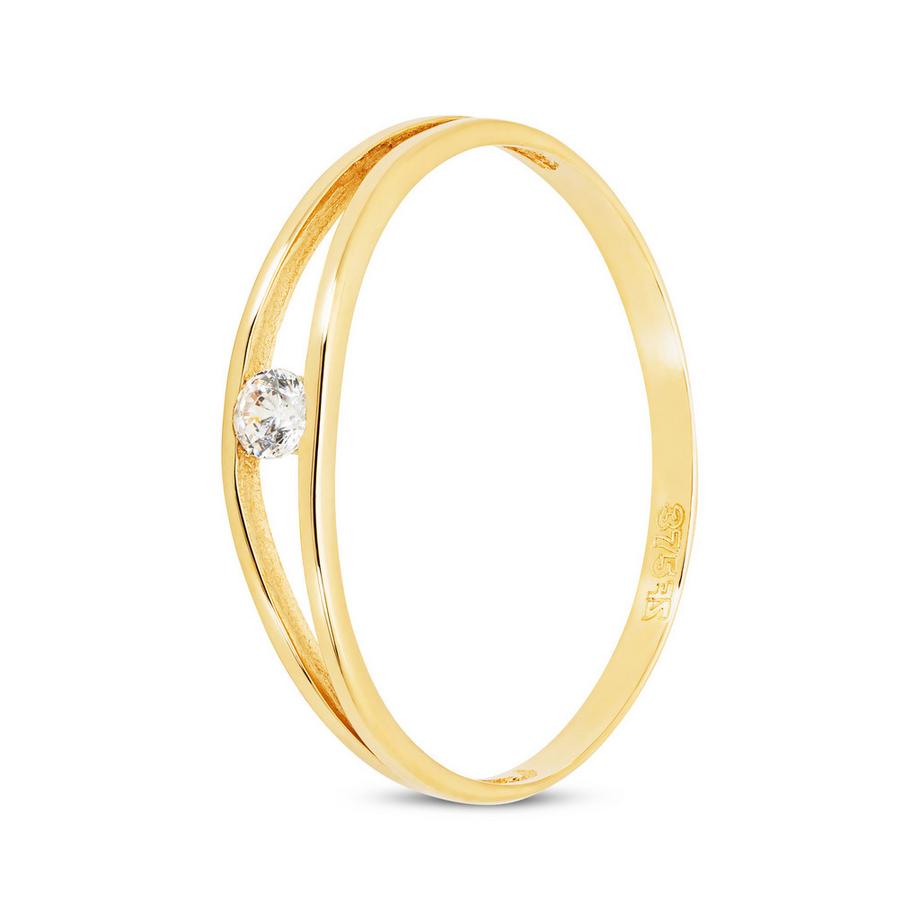 Bague avec zirconia synth.