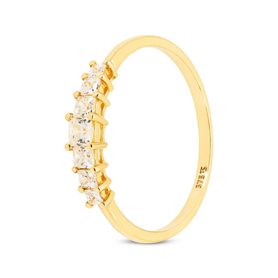 Bague avec zirconia synth.