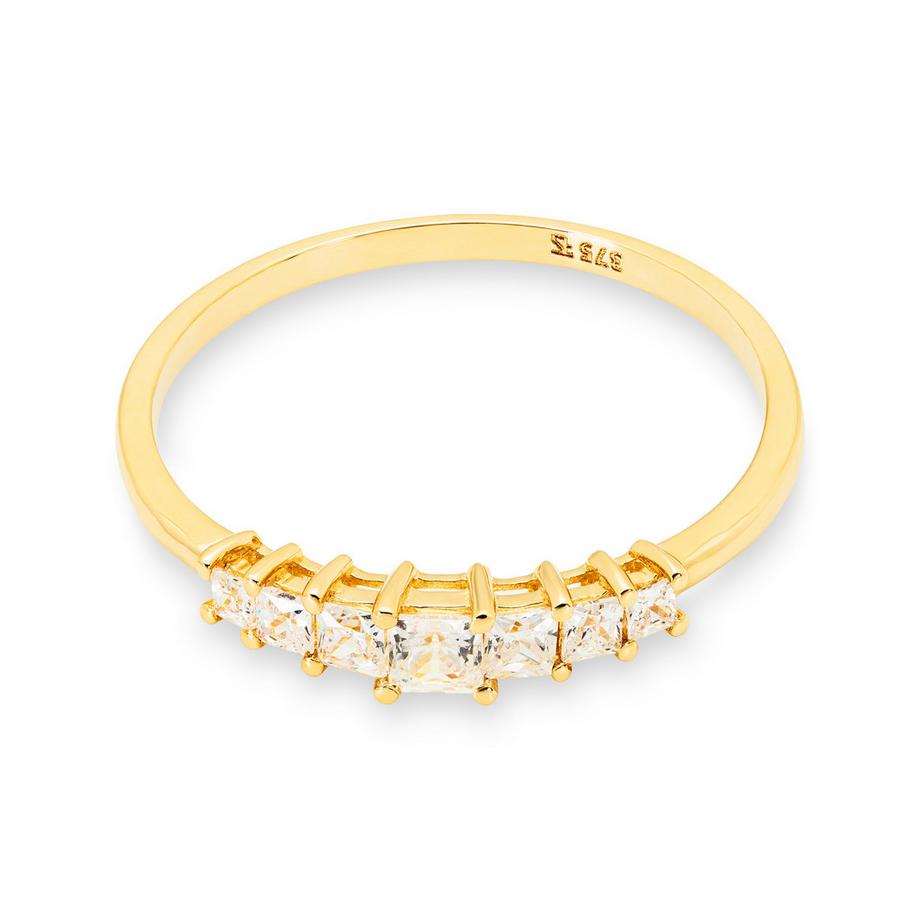 Collection N° 9  Bague avec zirconia synth. 