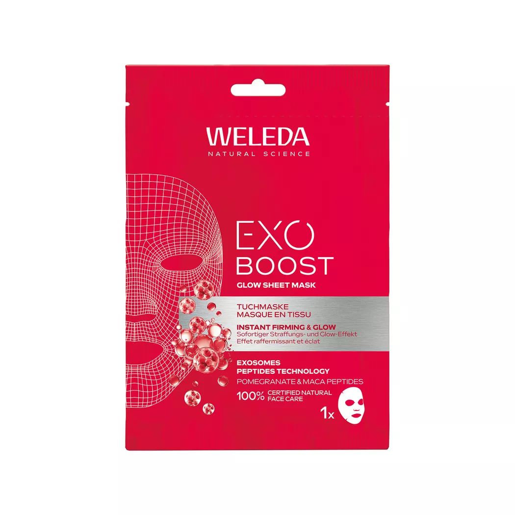Weleda Exo Boost Firm & Lift Tuchmaske Granatapfel 20 ml