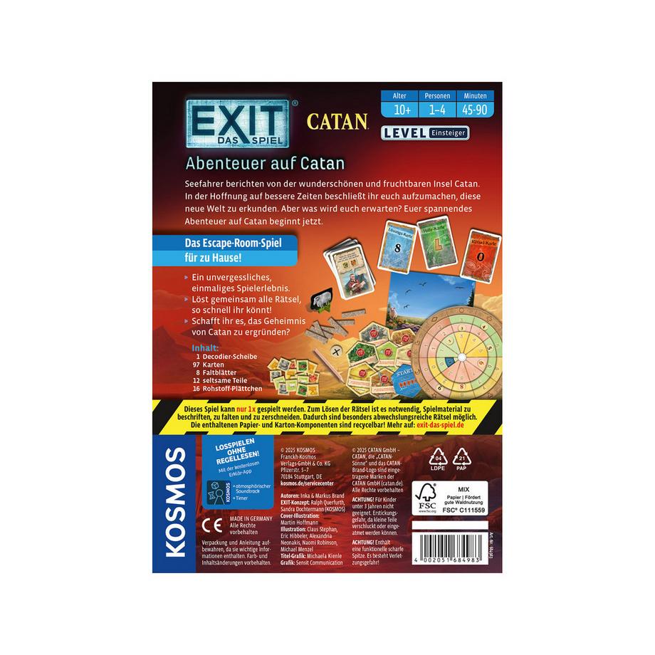 Kosmos  EXIT® – Il Gioco: Avventura a Catan 