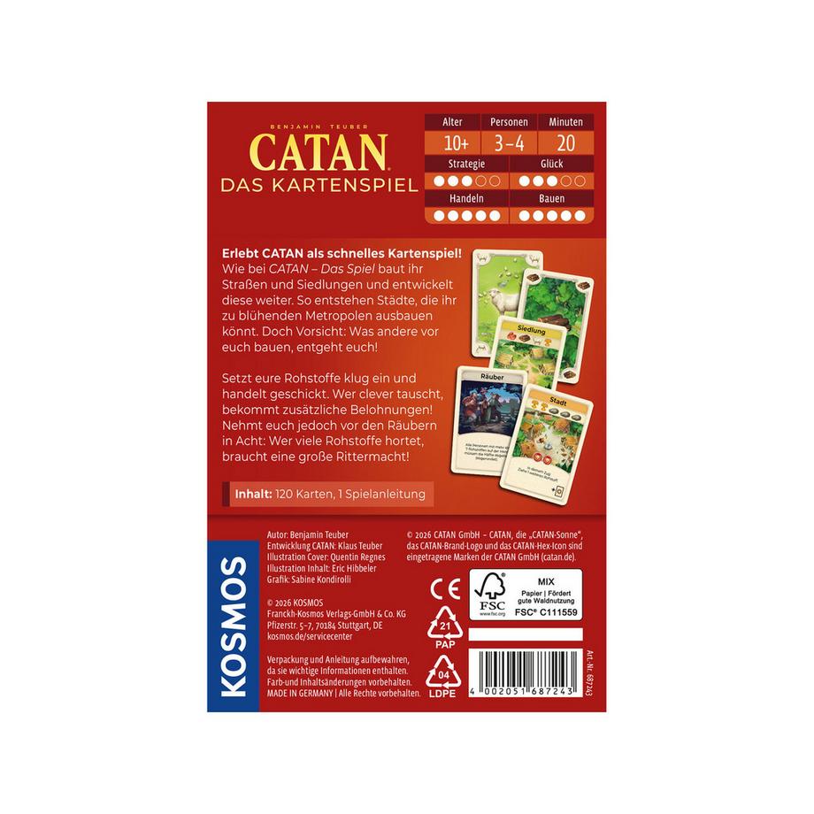 Kosmos  CATAN – Le Jeu de cartes 