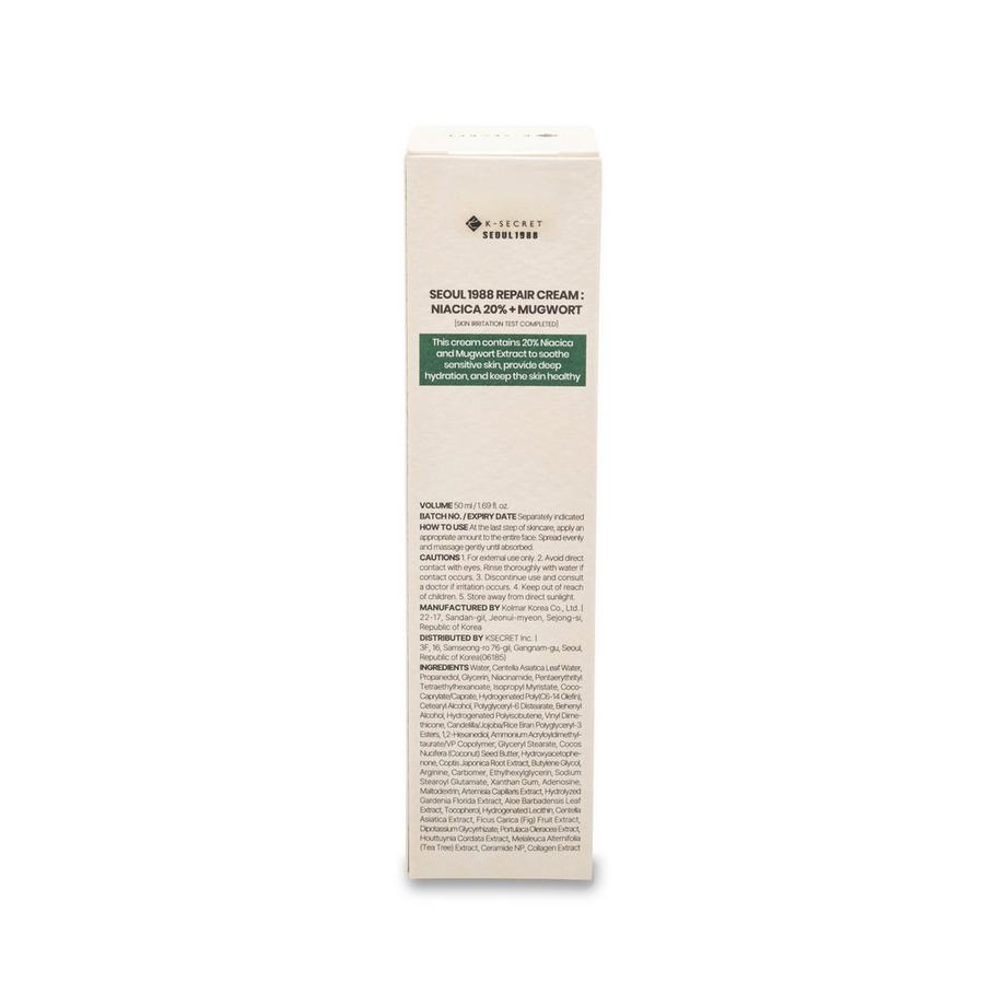 Ksecret  Seoul 1988 Repair Cream: Niacica 20% + Mugwort 