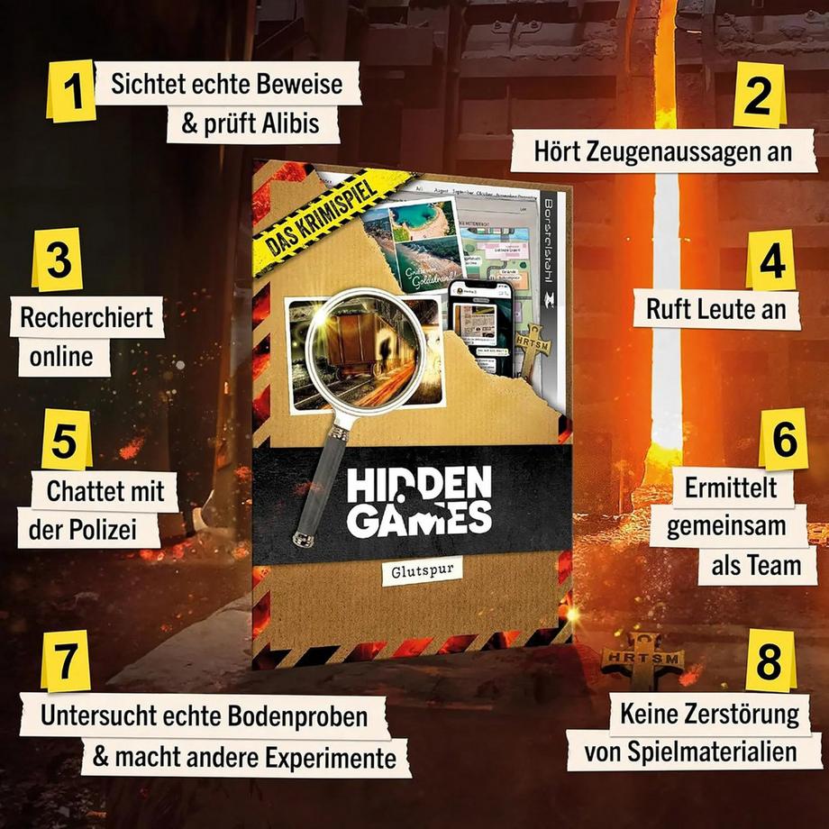 Hidden Games  Glutspur – Krimispiel 