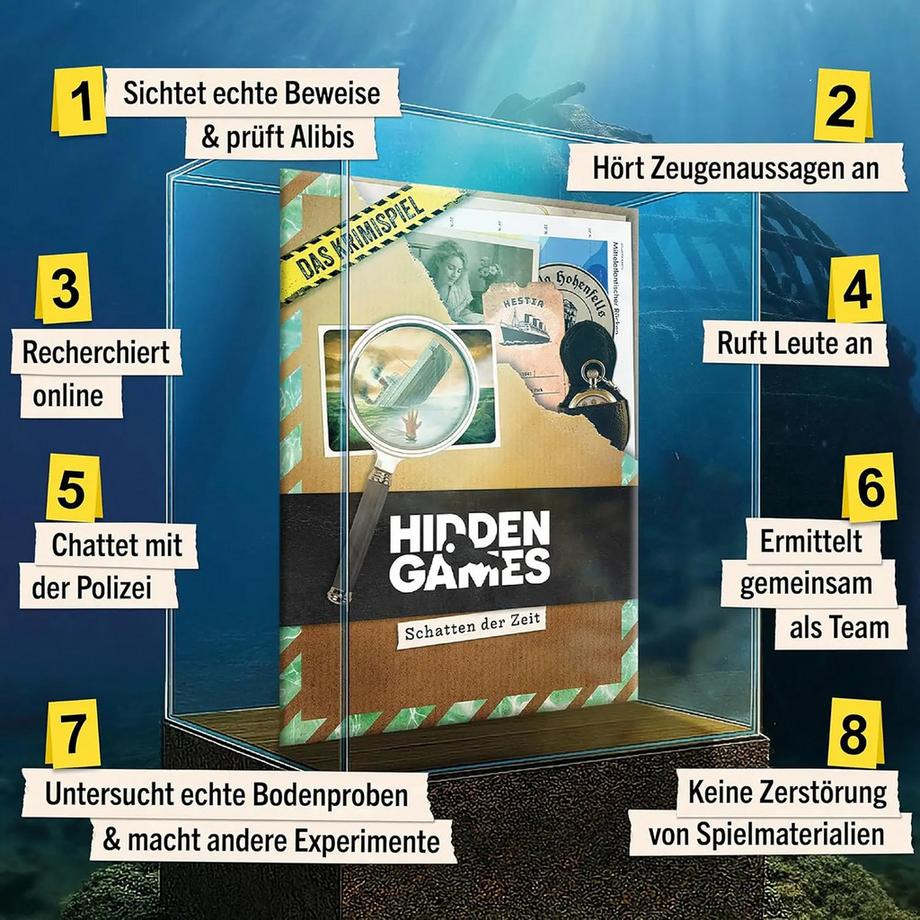 Hidden Games  Schatten der Zeit – Krimispiel 