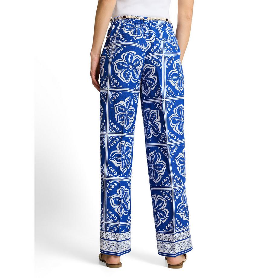 TOM TAILOR Pantalon large à motifs  