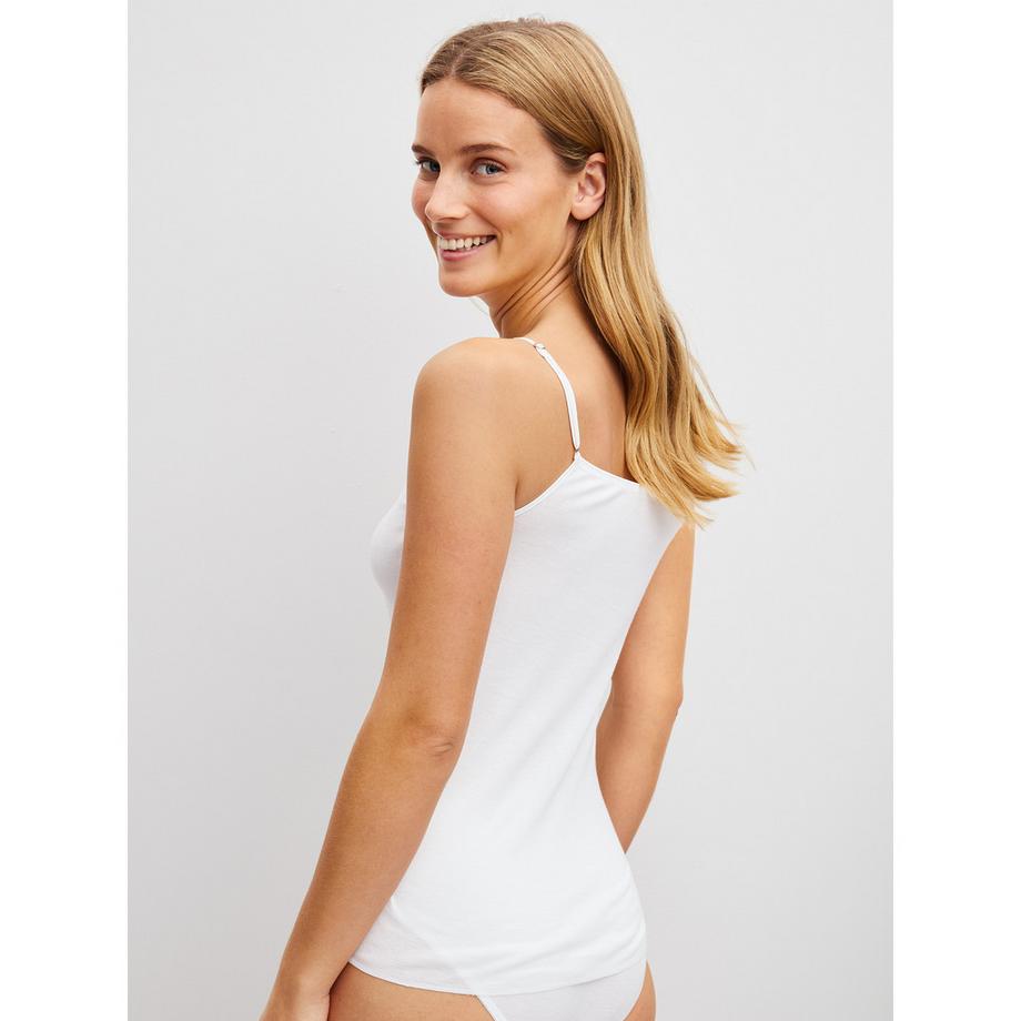 CALIDA Cotton Desire Top, spalline sottili  
