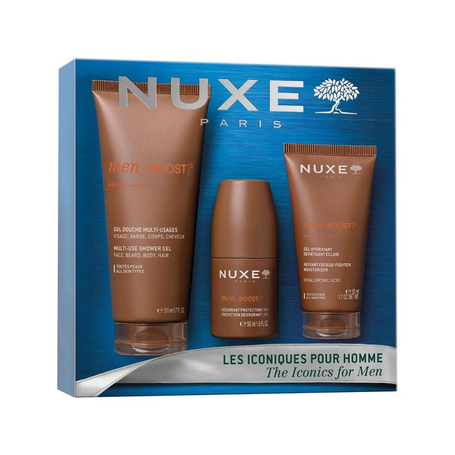 NUXE  Cofanetto regalo Natale Men [BOOST]³ Gli iconici da uomo 