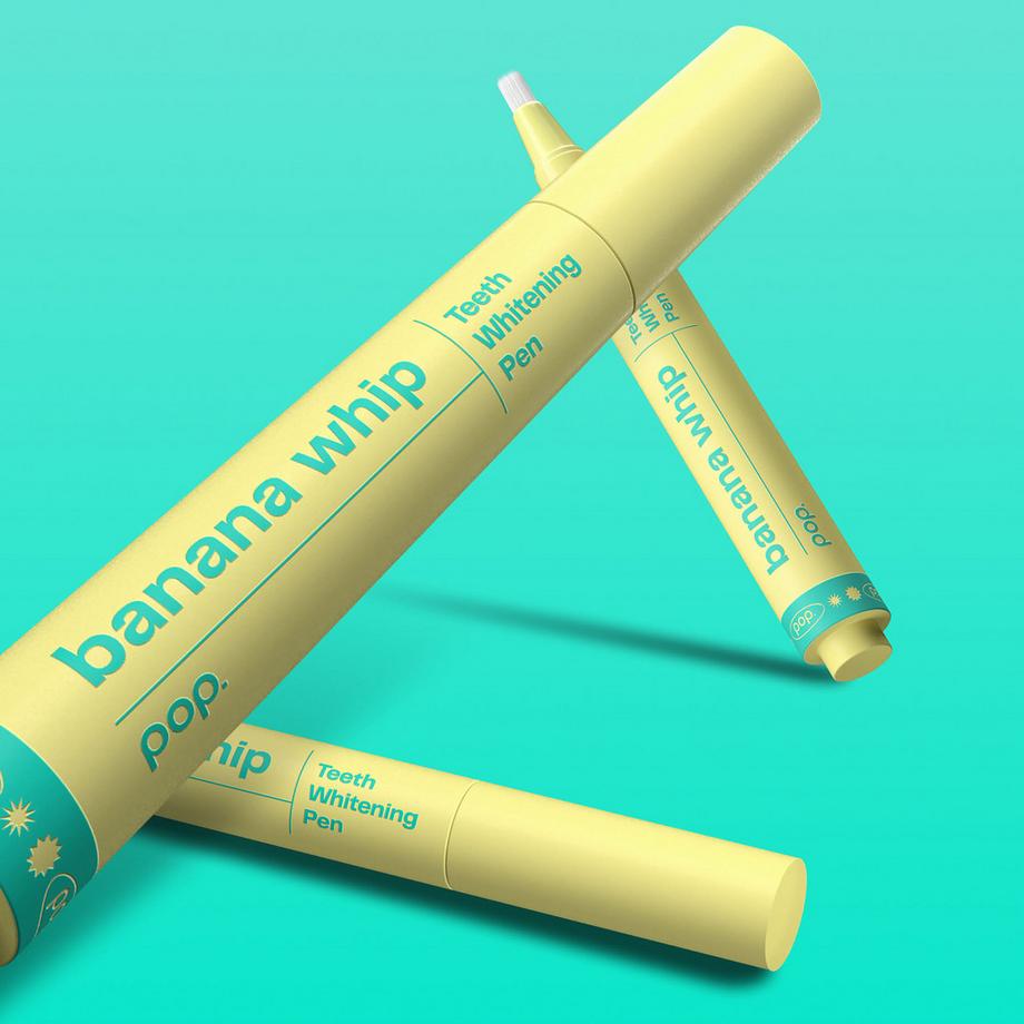 POP  Zahnaufhellungsstift - Banana Whip 