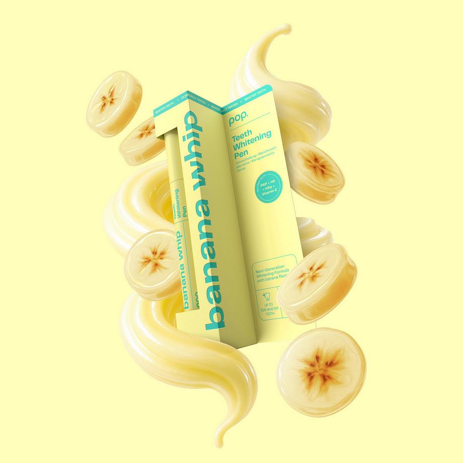 POP  Zahnaufhellungsstift - Banana Whip 