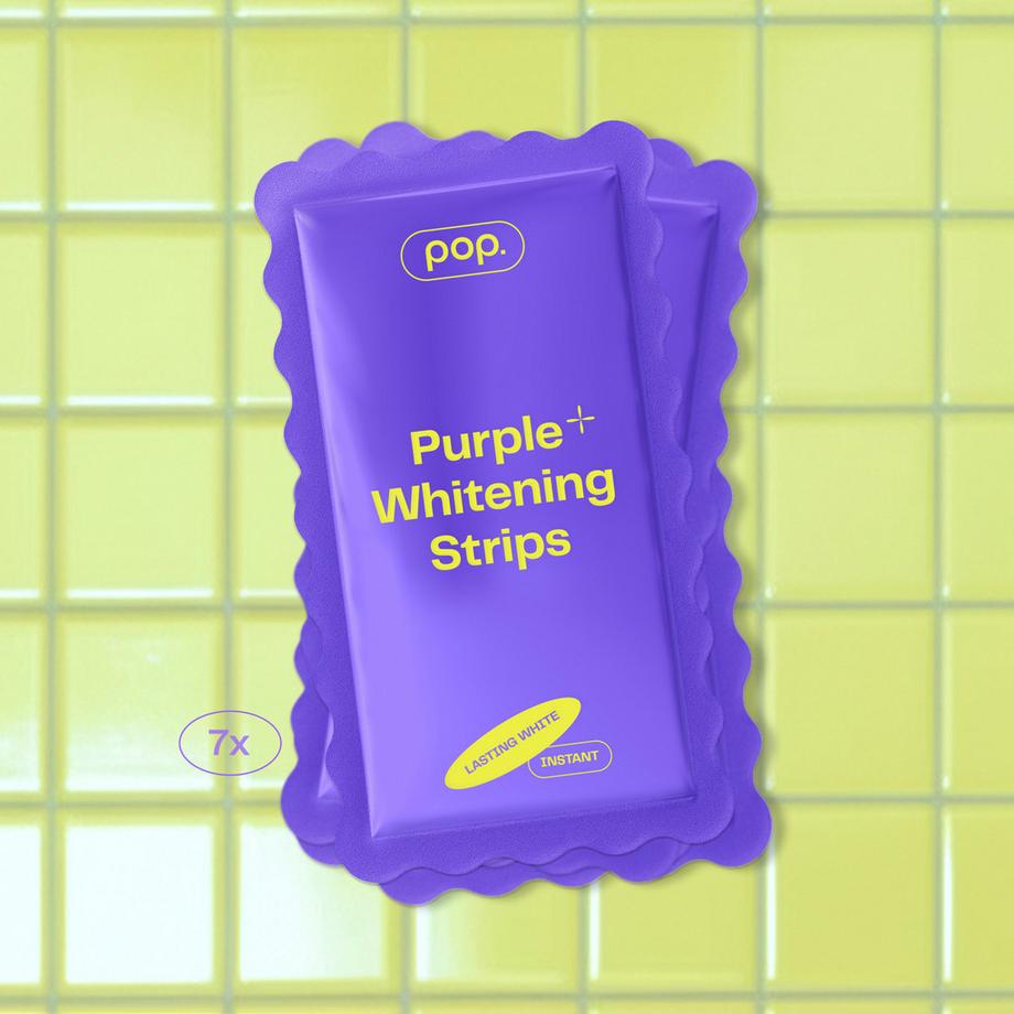 POP  Purple Zahnaufhellungsstreifen 