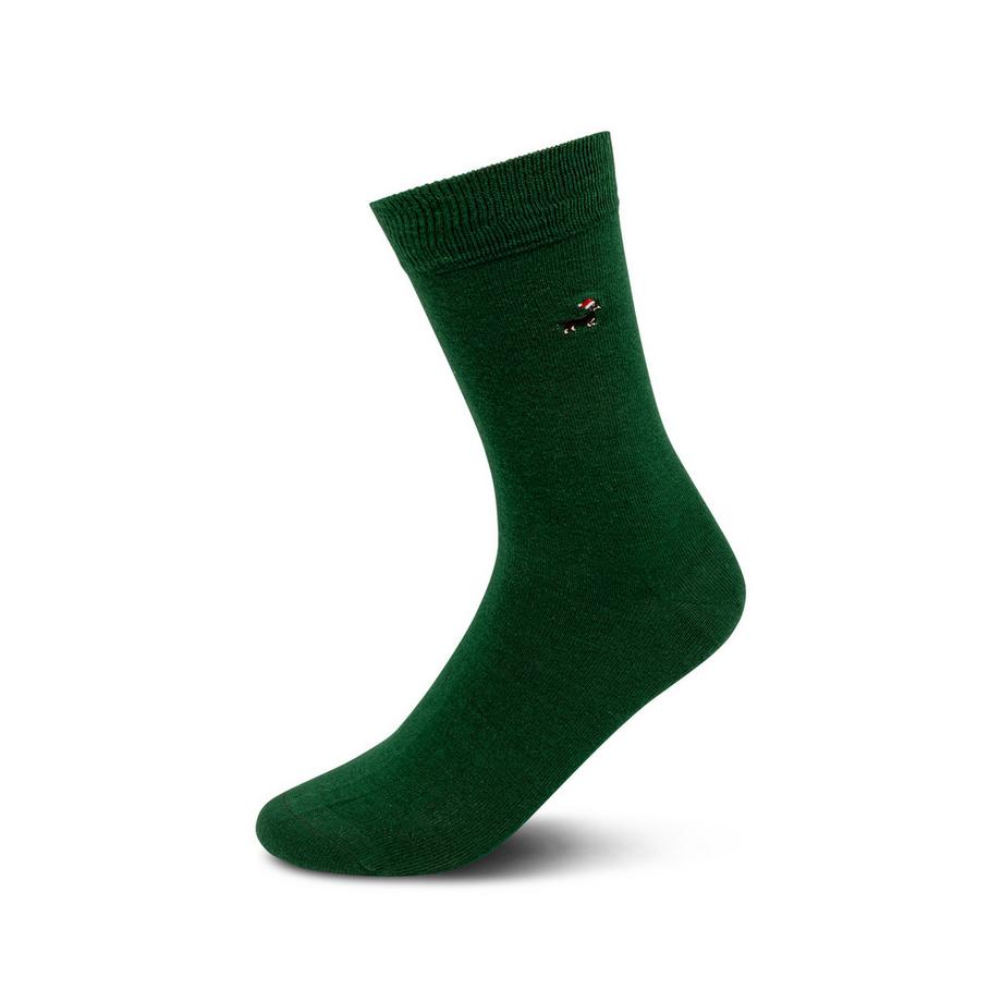 Manor Man 2 Pack Xmas Socks avec motif de teckel  