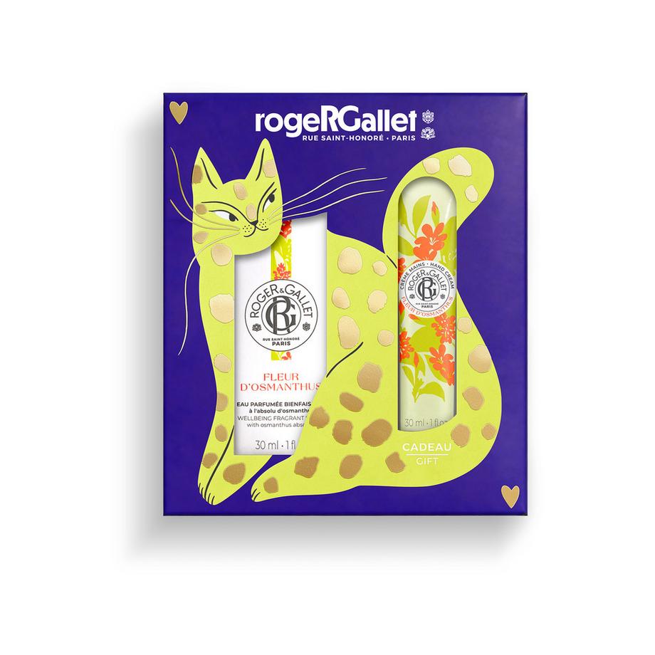 Coffret Eau Parfumée Bienfaisante Fleur d’Osmanthus 30ml et sa Crème Mains