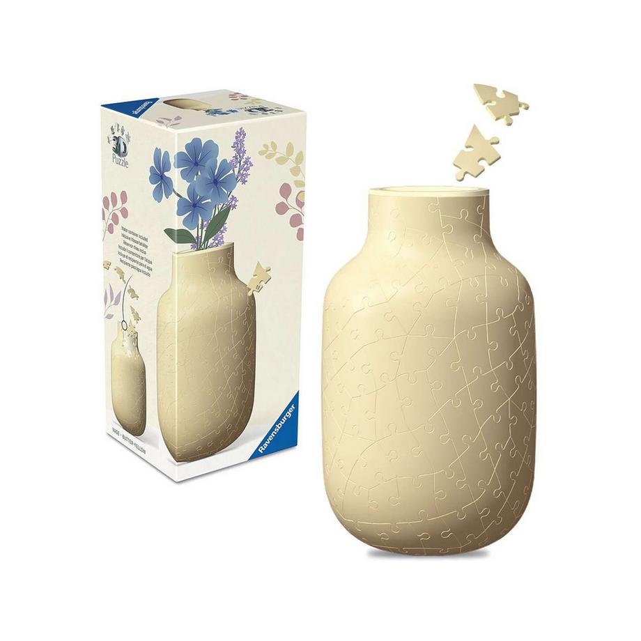 Puzzle 3D Vaso Butter-Yellow, 162 pezzi