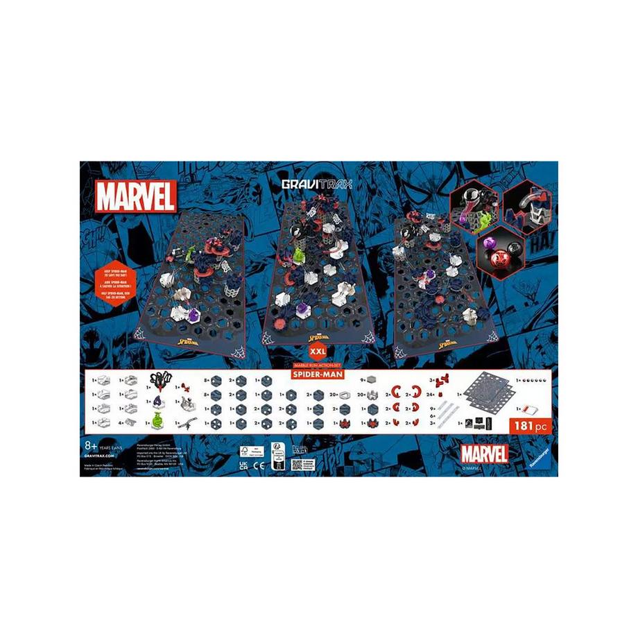 Ravensburger  GraviTrax BASE Spider-Man – Action Set XXL 