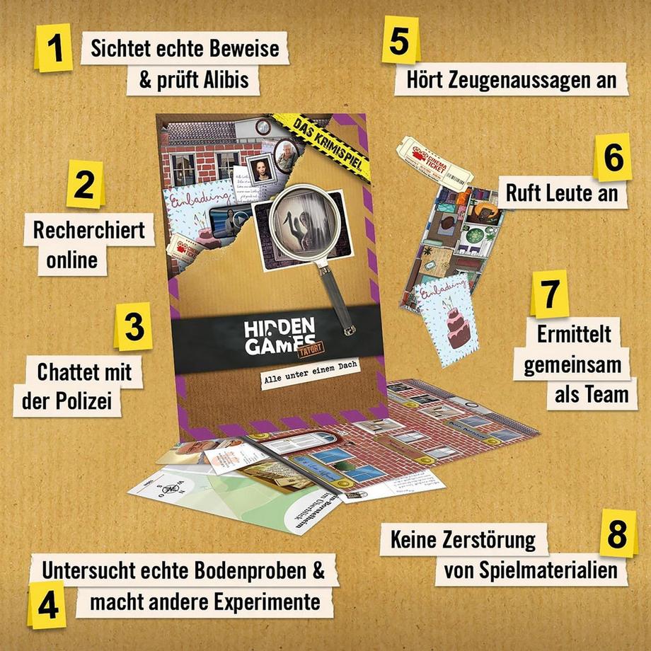 Hidden Games  Alle unter einem Dach – Krimispiel 