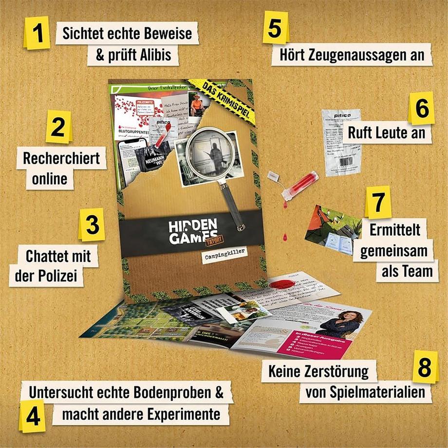 Hidden Games  Campingkiller – Krimispiel 