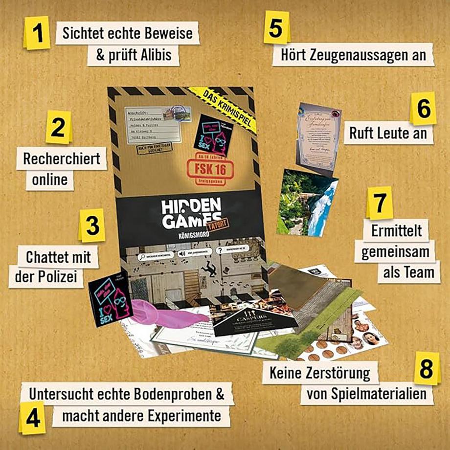 Hidden Games  Königsmord – Krimispiel 