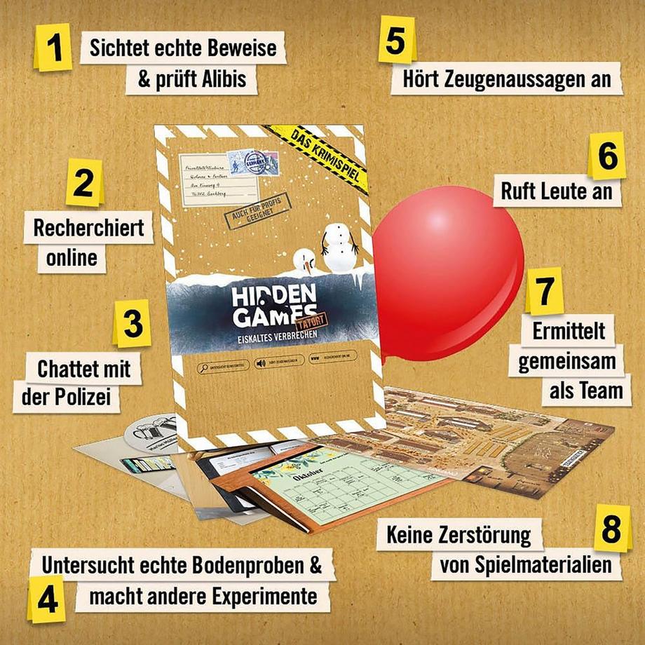 Hidden Games  Eiskaltes Verbrechen – Krimispiel 