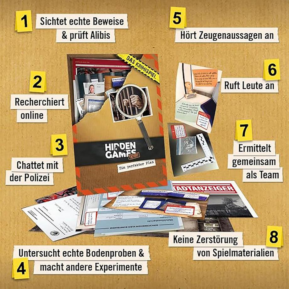 Hidden Games  Ein perfekter Plan – Krimispiel 