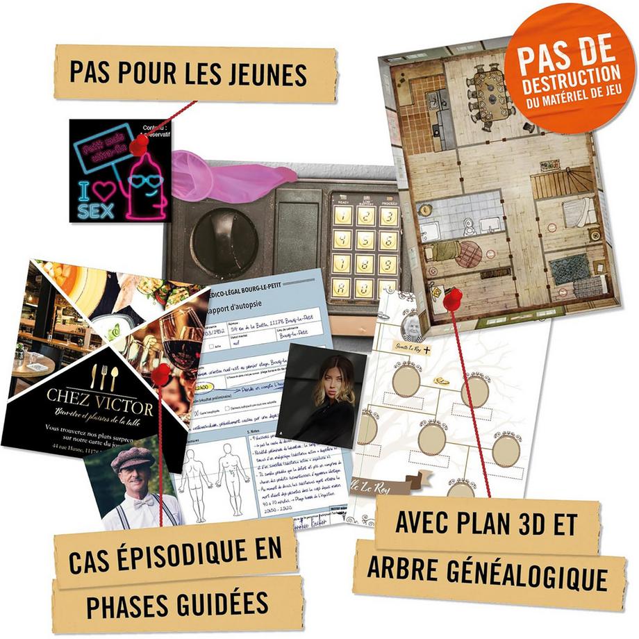 Hidden Games  Le Roy est mort – Jeu d'enquête 