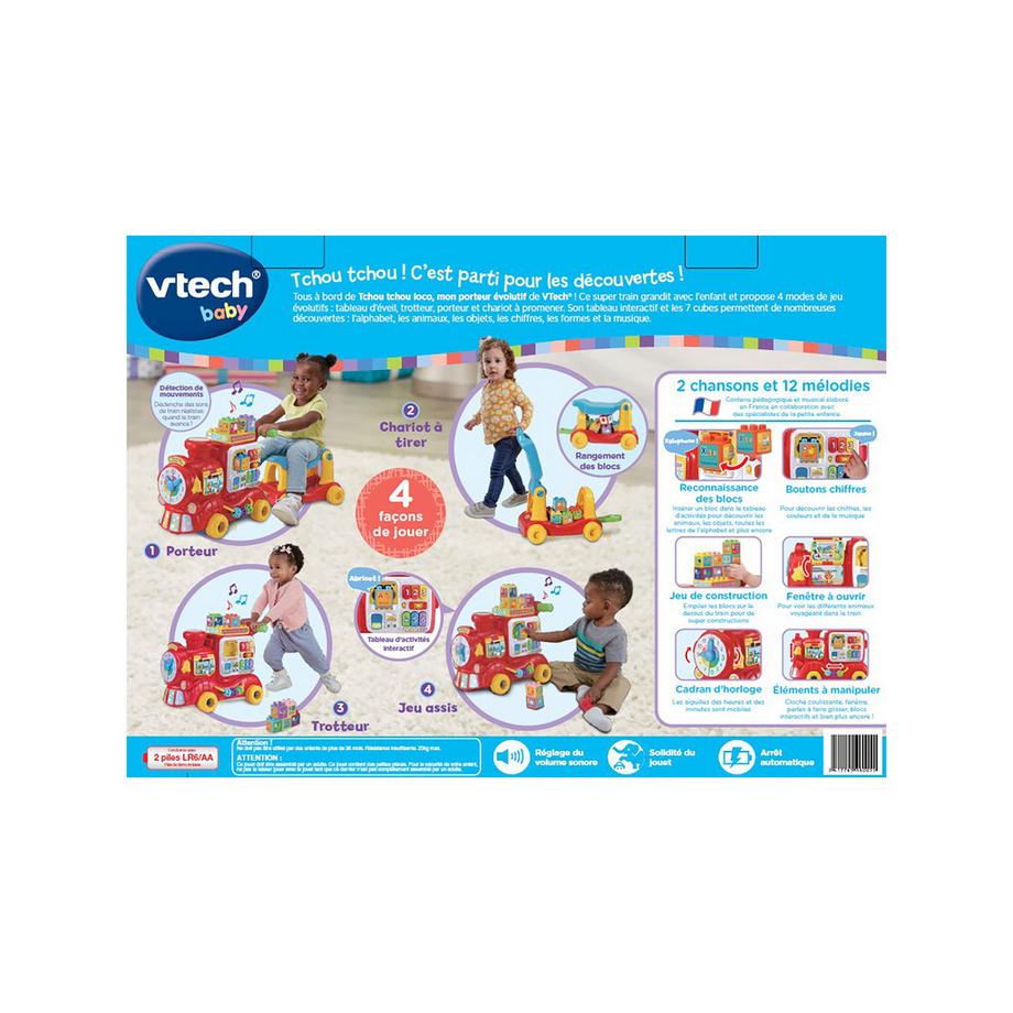 vtech  Tchou Tchou loco, mon porteur évolutif 