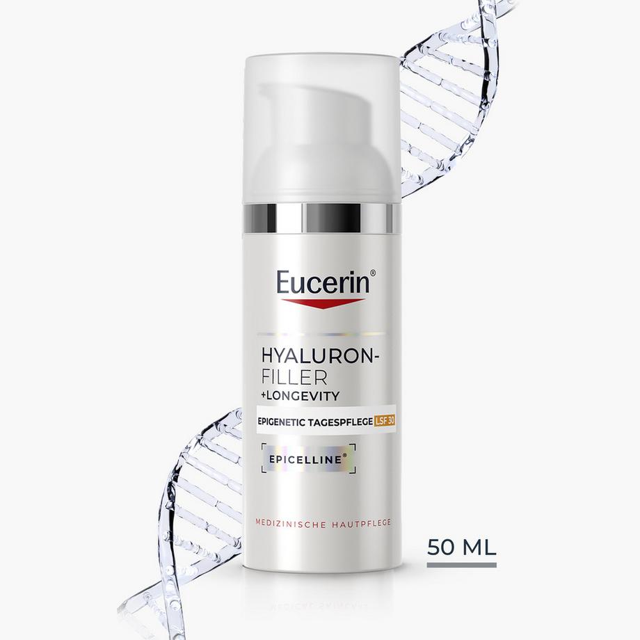 Eucerin  Hyaluron-Filler + Longevity Soin de Jour Épigénétique SPF30  