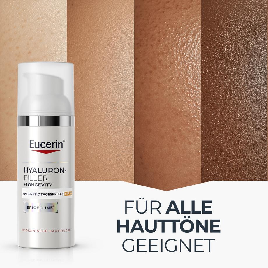 Eucerin  Hyaluron-Filler + Longevity Soin de Jour Épigénétique SPF30  