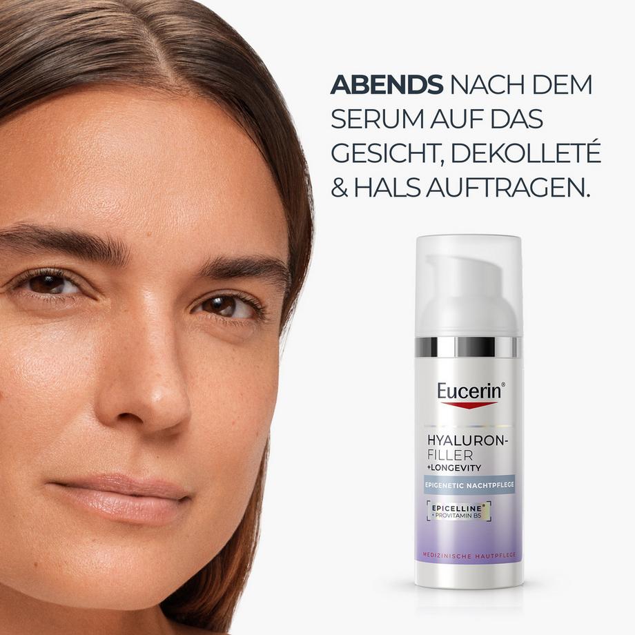 Eucerin  Hyaluron-Filler + Longevity Soin de Nuit Épigénétique  