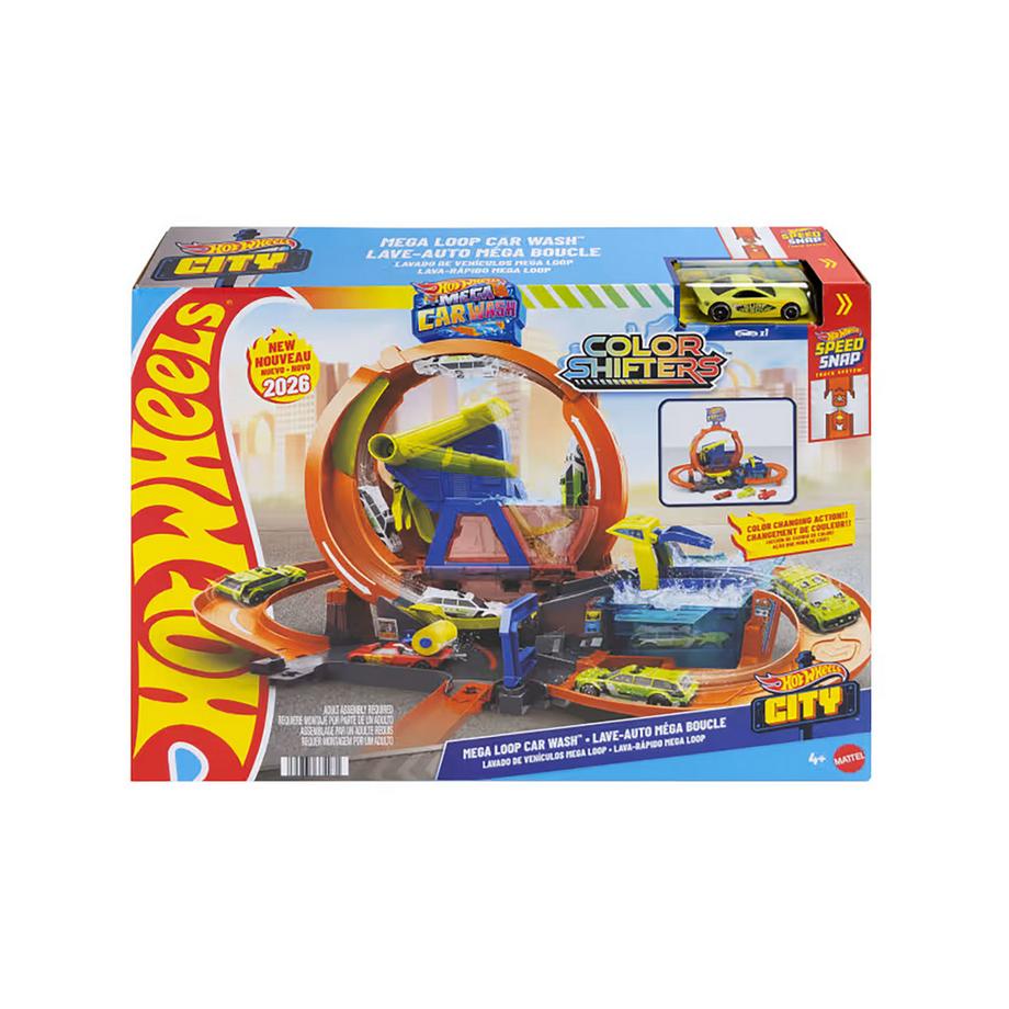 Hot Wheels  Mega Loop autolavaggio 