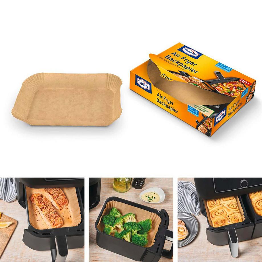 Toppits Backpapier Air Fryer Backpapier 12x 20cm 