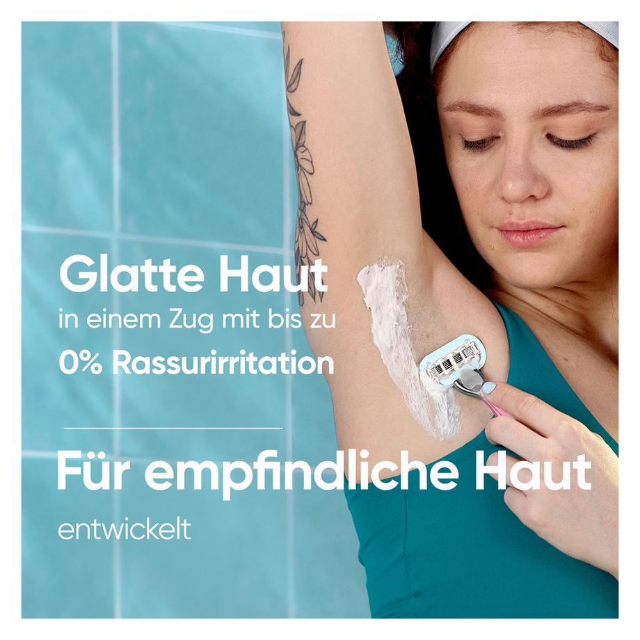 Gillette Venus  Rasoir pour femmes « Party Edition » pour peaux sensibles, 1 lame de rechange 
