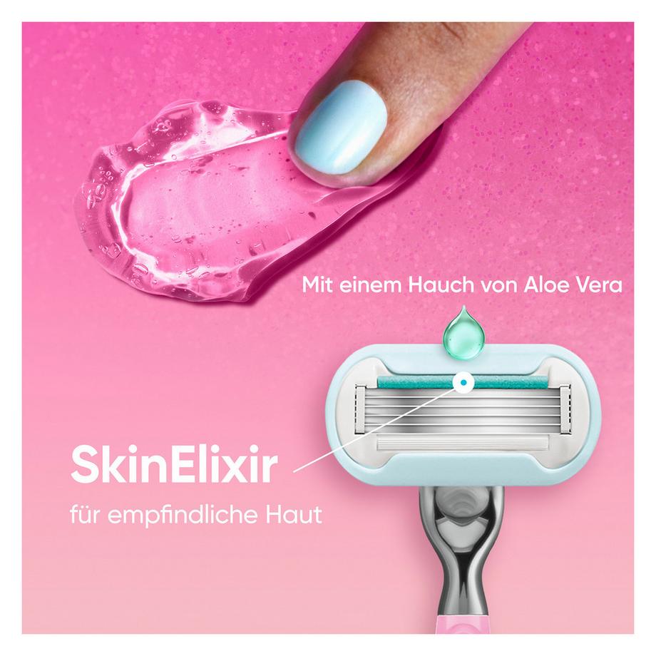 Gillette Venus  Lames de rechange Party Edition pour les femmes à la peau sensible, 3 lames de rechange 
