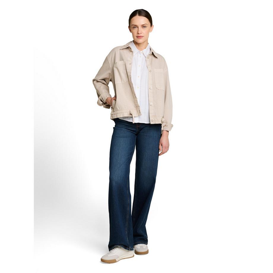 TOM TAILOR Ärmellose Bluse mit Knopfleiste  