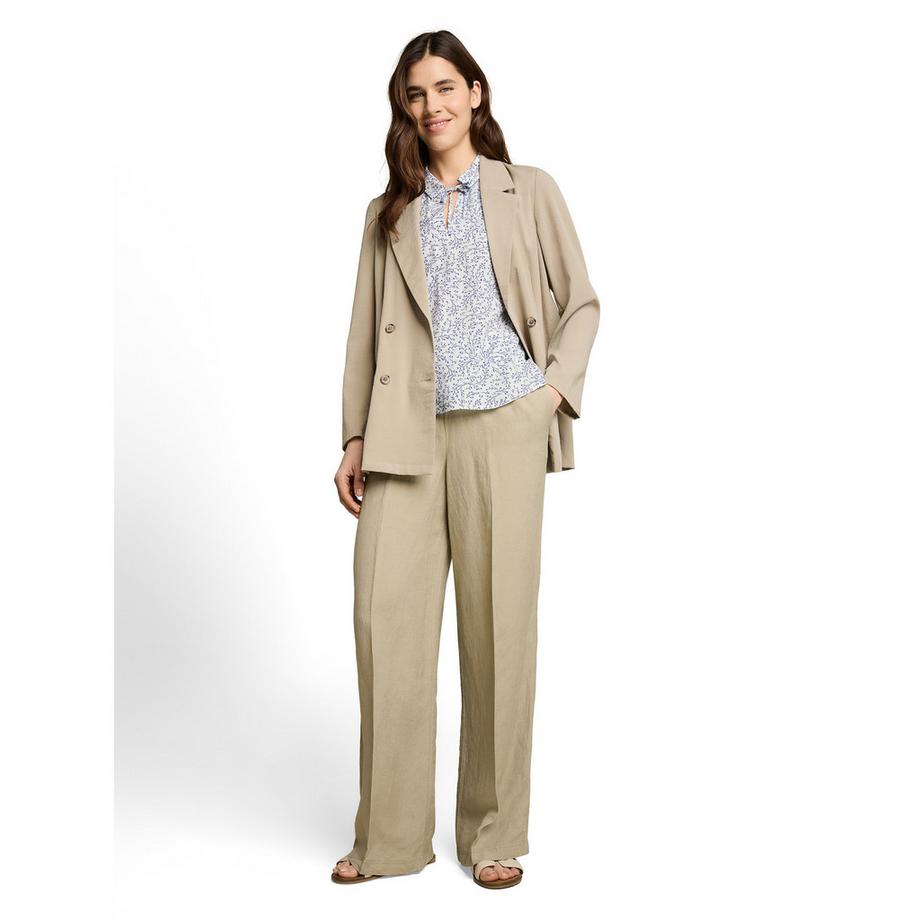 TOM TAILOR Ärmellose Bluse mit Blumendruck  