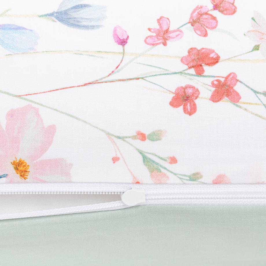 FAZZINI Federa del cuscino Giardino con stampa floreale  