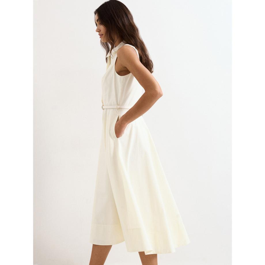 Phase Eight Ärmelloses Hemdblusenkleid mit Gürtel  