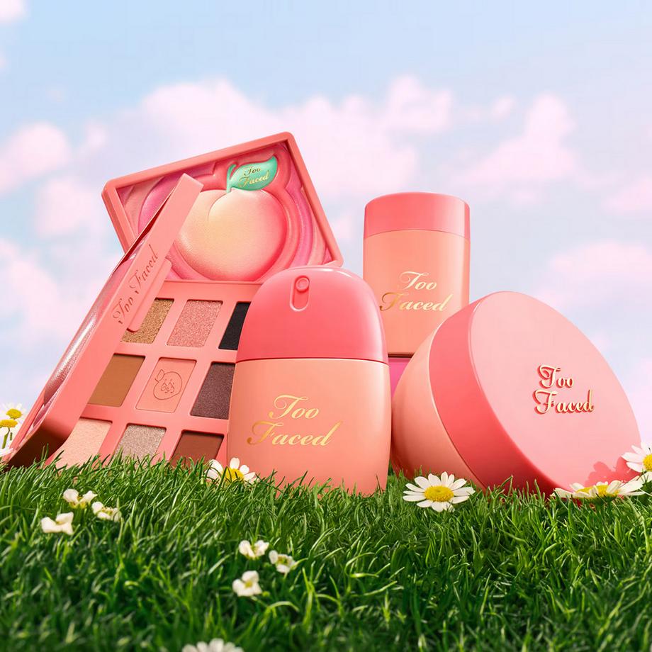 Too Faced  Sweet Peach Eye Shadow Palette - Lidschattenpalette mit Creme- und Pudertexturen 